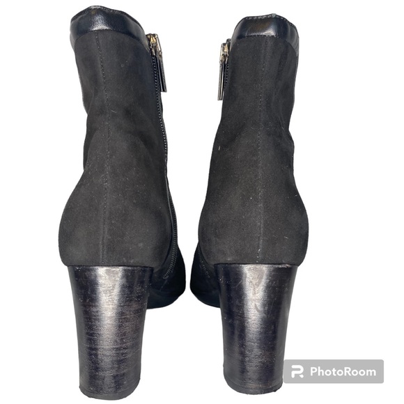 Aquatalia Whitley Suede heeled bootie Sz 8.5 - Picture 6 of 10